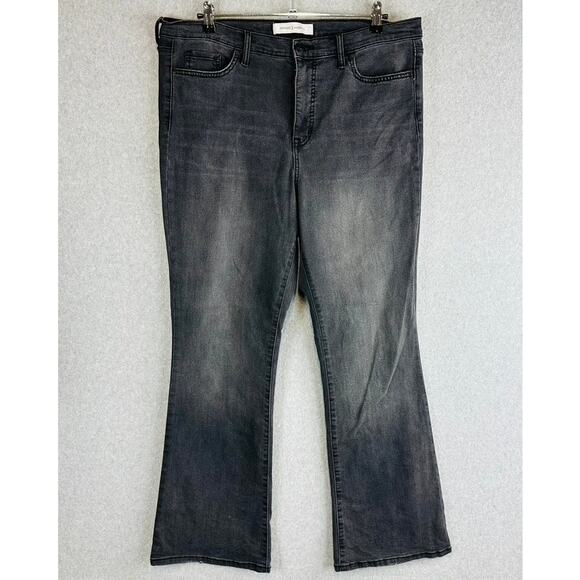 Vintage X America Womans Size 16 Bootcut Jeans Grey Denim Stretch Pockets - Picture 2 of 9